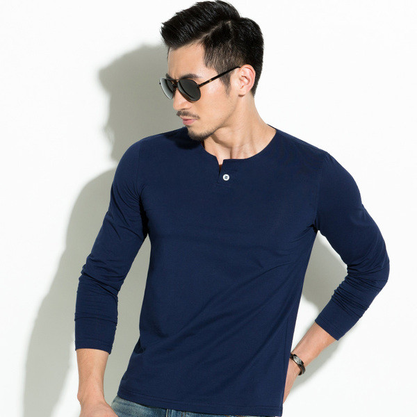 Βαμβακερό ανδρικό μπλουζάκι σε διάφορα χρώματα