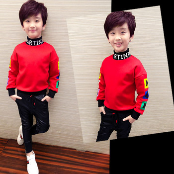 Παιδικό πουκάμισο για αγόρια σε κόκκινο χρώμα