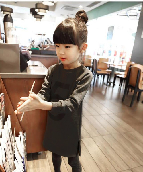 Καθημερινό παιδικό φόρεμα γιακορίτσια σε γκρι και κόκκινο χρώμα