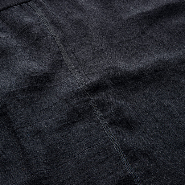 Lezser férfi hosszú ujjú fekete blúz