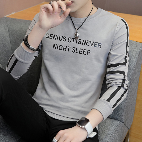 Több színben feliratos férfi alkalmi blúz