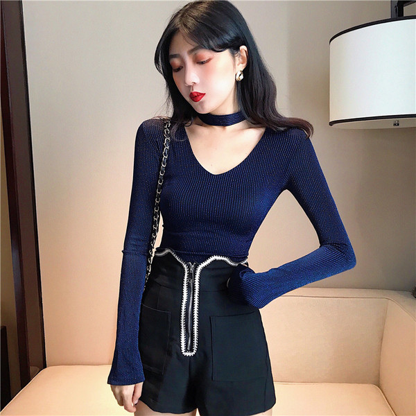 Κομψή γυναικεία μπλούζα σε δύο χρώματα