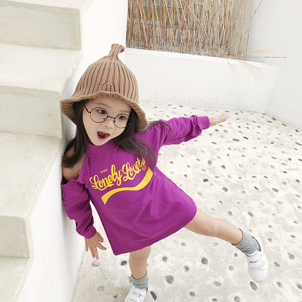 Παιδική  μπλούζα  για κορίτσια με έγχρωμη επιγραφή