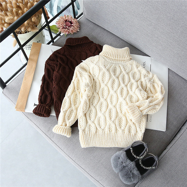 Χειμερινό πουλόβερ για παιδιά με κούμπωμα  σε δύο χρώματα