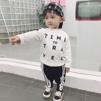 Παιδική μπλούζα με έγχρωμη επιγραφή για αγόρια