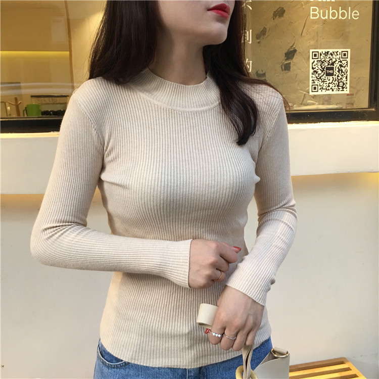 Μοντέρνα γυναικέια μπλούζα με O-λαιμόκοψη σε διάφορα χρώματα