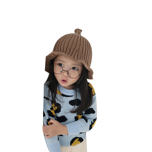 Bluza actuala pentru copii cu guler in forma de O in mai multe culori