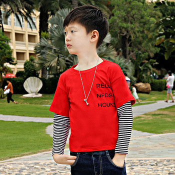 Παιδικί casual μπλούζα με επιγραφή  για αγόρια