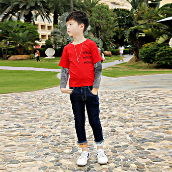 Παιδικί casual μπλούζα με επιγραφή  για αγόρια