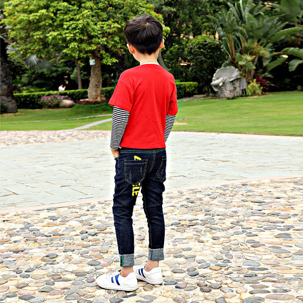 Παιδικί casual μπλούζα με επιγραφή  για αγόρια