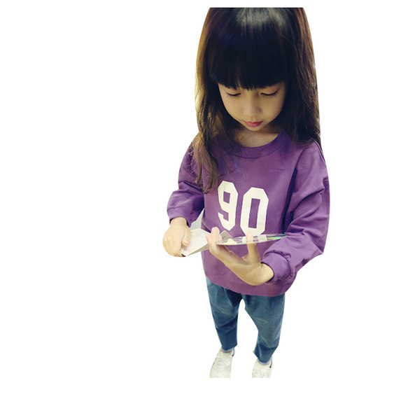 Παιδική καθημερινή μπλούζα για τα κορίτσια σε δύο χρώματα