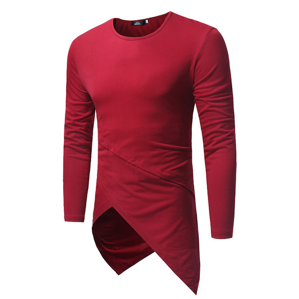 Асиметрична мъжка блуза в няколко цвята