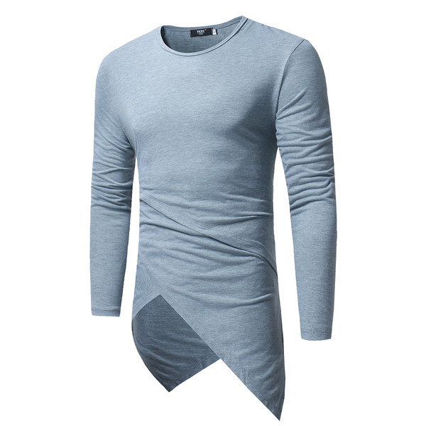 Асиметрична мъжка блуза в няколко цвята