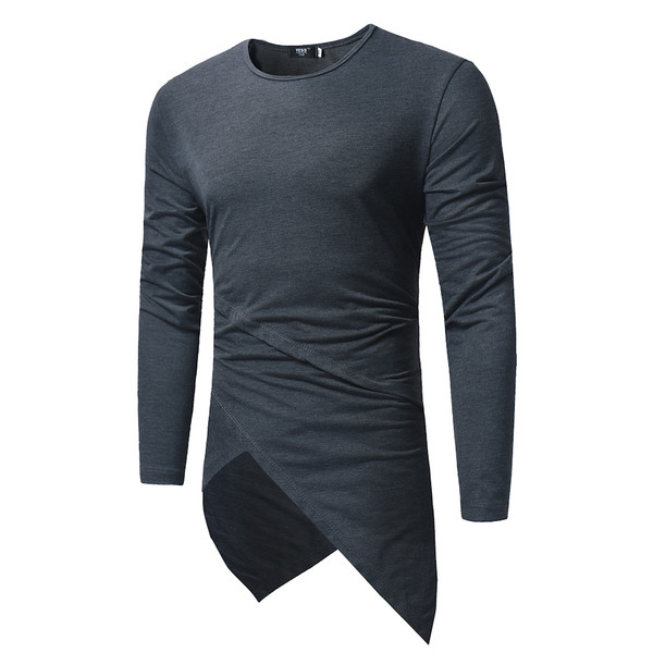 Асиметрична мъжка блуза в няколко цвята