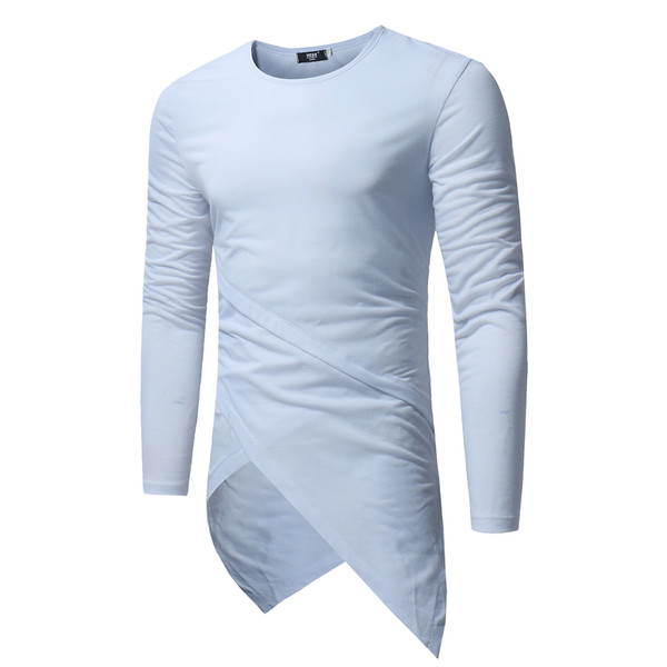 Асиметрична мъжка блуза в няколко цвята