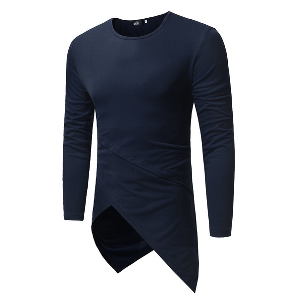 Асиметрична мъжка блуза в няколко цвята