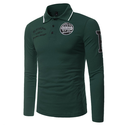 Férfi blúz gallérral és feliratokkal három színben