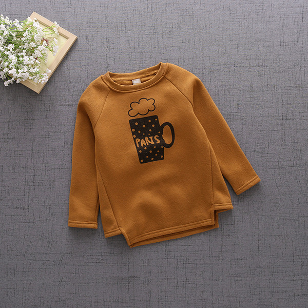 Alkalmi gyerekblúz rátéttel és meleg béléssel, két színben