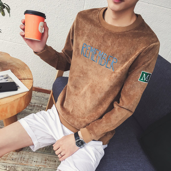 Modern férfi blúz több színben felirattal