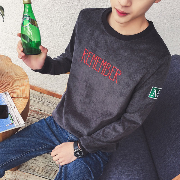 Modern férfi blúz több színben felirattal