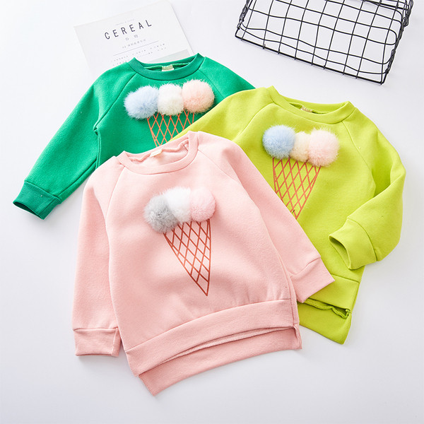 Korszerű gyerekblúz lányoknak 3D elemmel több színben