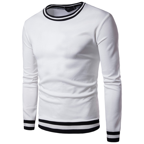 Férfi alkalmi blúz O-nyakú és hosszú ujjú több színben