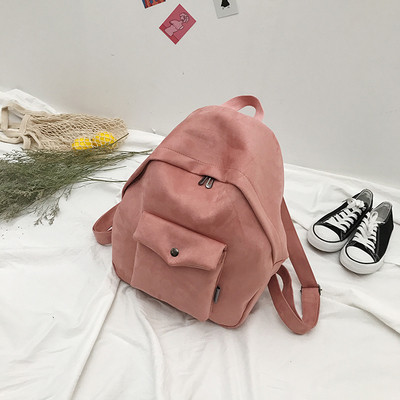 Αθλητικό casual γυναικεία σακίδιο με μπροστινή τσέπη σε διάφορα χρώματα