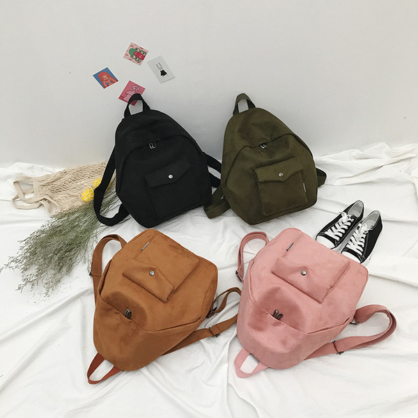 Αθλητικό casual γυναικεία σακίδιο με μπροστινή τσέπη σε διάφορα χρώματα