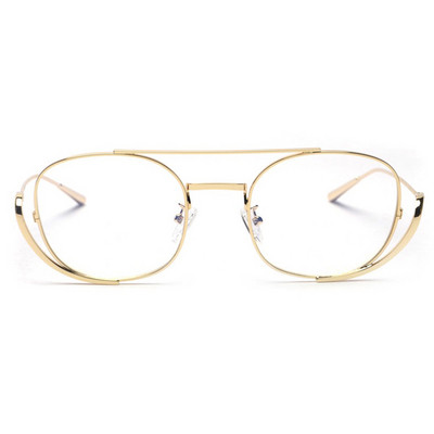 Μοντέρνα διαφανή γυαλιά για άνδρες και γυναίκες με χρυσό, ασήμι και μαύρο χρώμα στο πλαίσιο