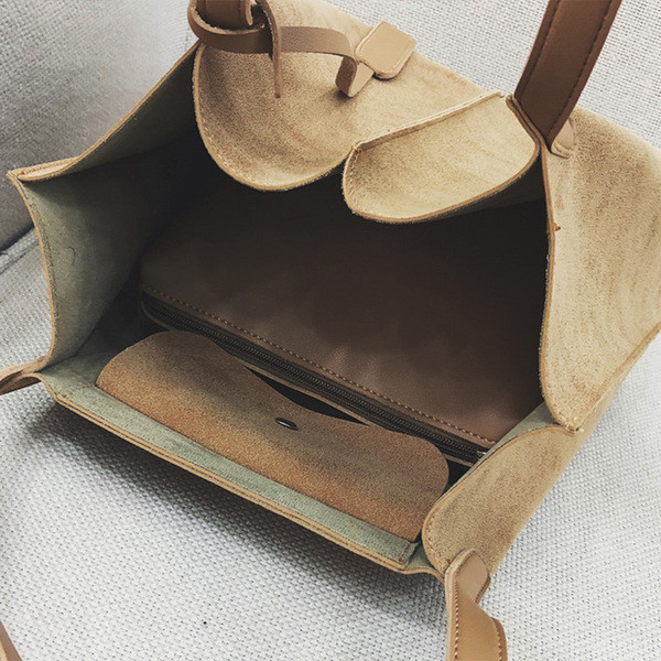 Női táska kiegészítővel több színben