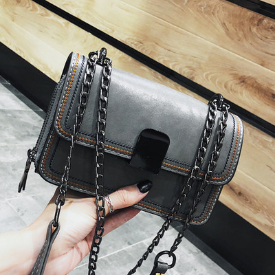 Μοντέρνα γυναικεία τσάντα  με φερμουάρ σε διάφορα χρώματα