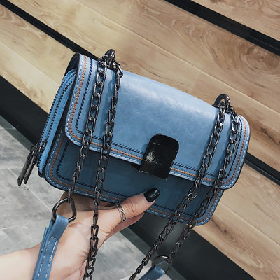 Μοντέρνα γυναικεία τσάντα  με φερμουάρ σε διάφορα χρώματα