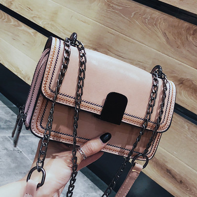 Μοντέρνα γυναικεία τσάντα  με φερμουάρ σε διάφορα χρώματα