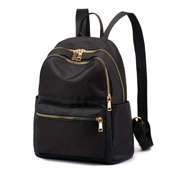 Mindennapi női nagy hátizsák fekete színben