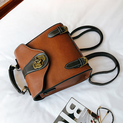 Modern női hátizsák három színben, öko bőrből