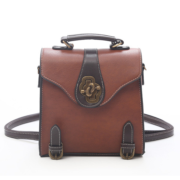 Modern női hátizsák három színben, öko bőrből