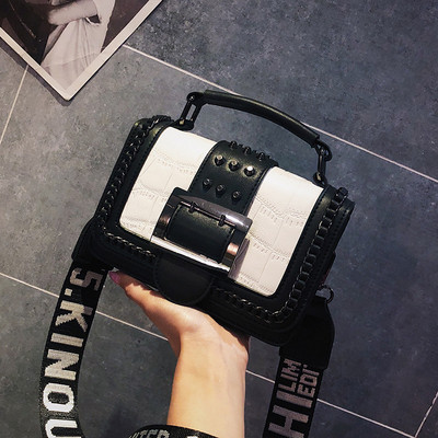 Modern női táska csattal több színben