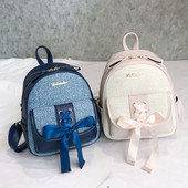 Rucsac modern de dama cu sireturi in doua culori