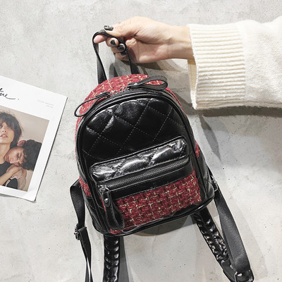 Μοντέρνο γυναικείο σακίδιο με μπροστινή τσέπη σε διάφορα χρώματα