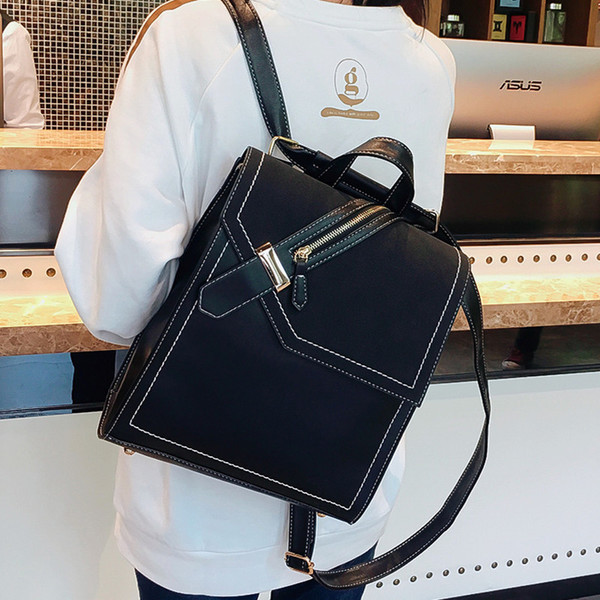 Női alkalmi hátizsák cipzárral több színben