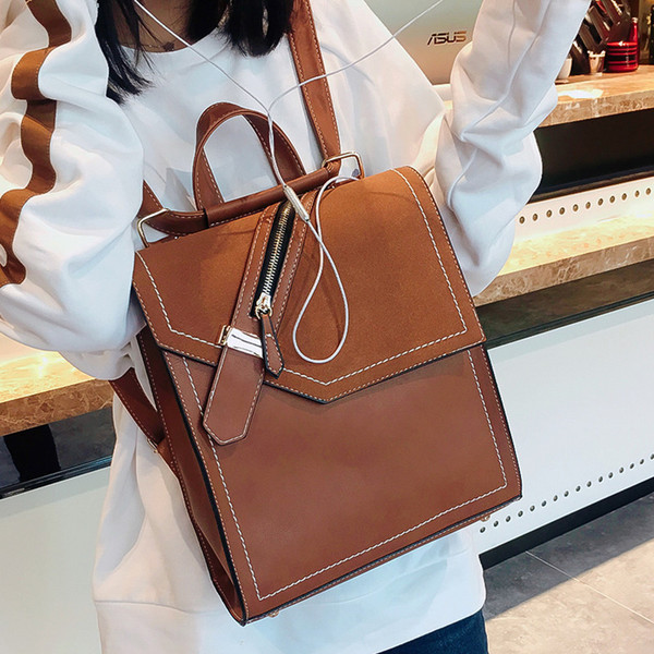 Női alkalmi hátizsák cipzárral több színben