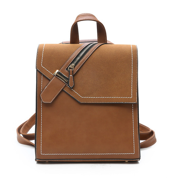 Női alkalmi hátizsák cipzárral több színben