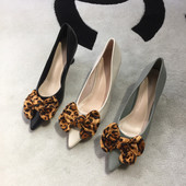 Pantofi moderni de dama cu banda conica in mai multe culori