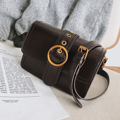 Γυναικεία κομψή τσάντα με  πόρπη σε τέσσερα χρώματα