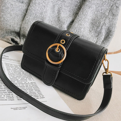 Γυναικεία κομψή τσάντα με  πόρπη σε τέσσερα χρώματα