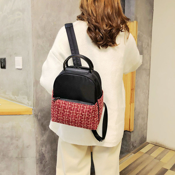 Rucsac de dama de ultima generatie in mai multe culori cu buzunar frontal