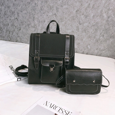 Női szett eko bőrből készült hátizsákkal és táskával több színben