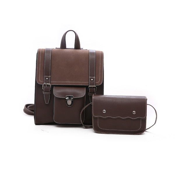 Női szett eko bőrből készült hátizsákkal és táskával több színben