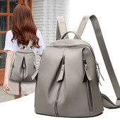 Modern női hátizsák két színben cipzárral