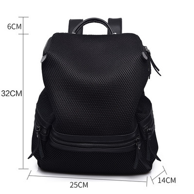 Γυναικείο σακίδιο σε γκρι και μαύρο χρώμα